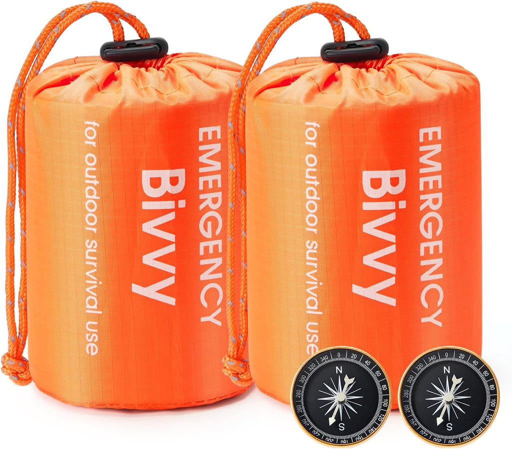 Emergency Sleeping Bag, Survival Bag Portable Thermal Bivy Sack, Waterproof Lightweight Emergency Blanket Survival