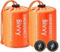 Emergency Sleeping Bag, Survival Bag Portable Thermal Bivy Sack, Waterproof Lightweight Emergency Blanket Survival