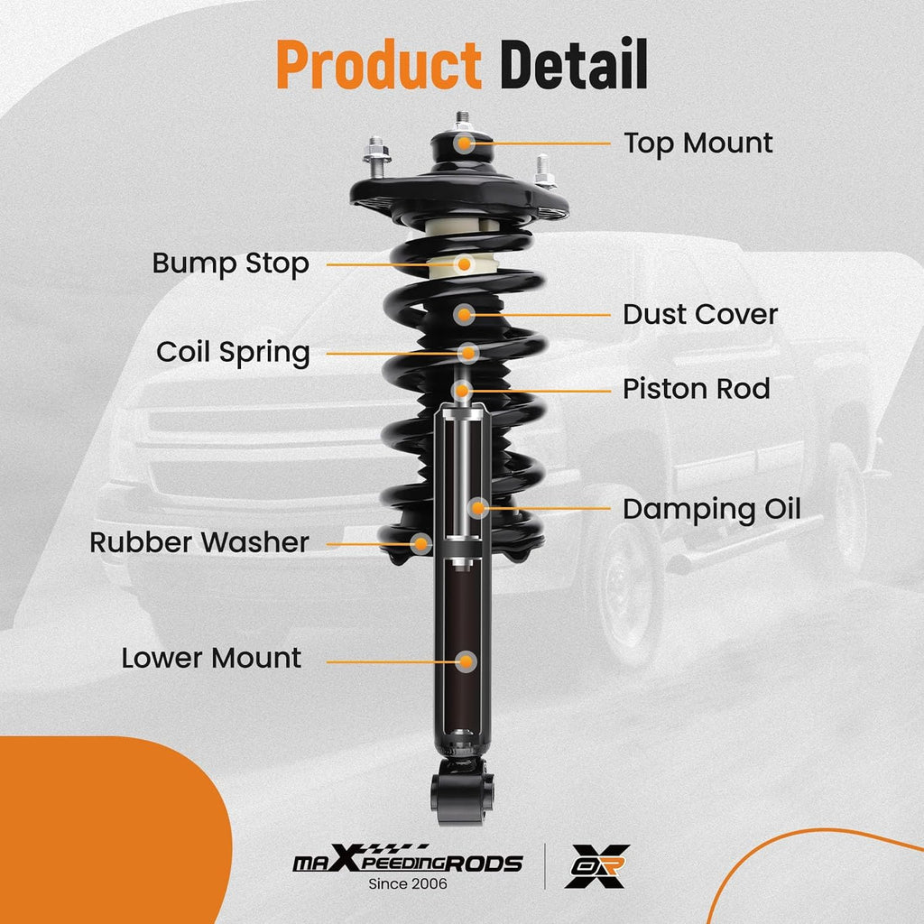 maXpeedingrods 2Pcs Rear Struts for Honda CR-V AWD 2012-2016, 272957L