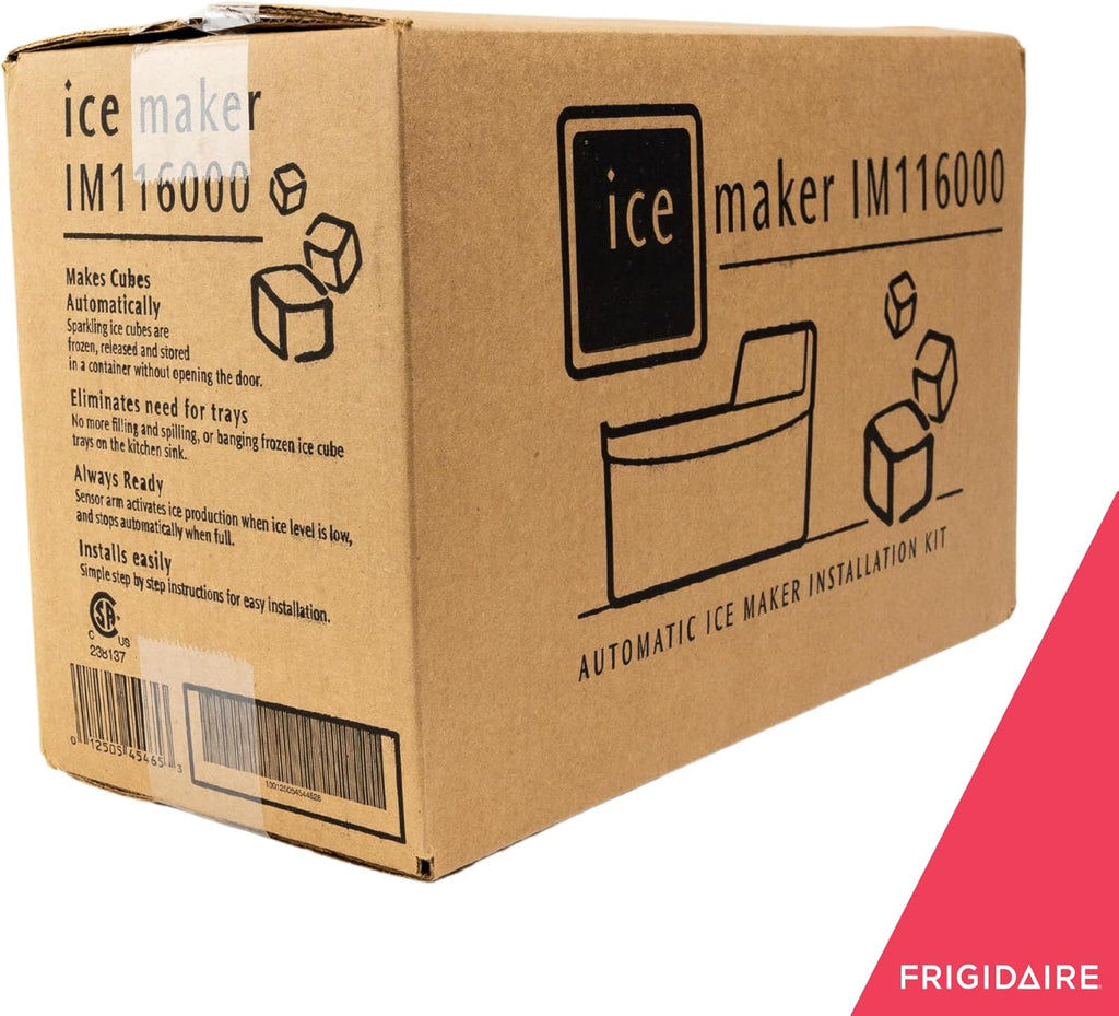 Frigidaire IM116000 Ice Maker Assembly Kit for Refrigerators, White