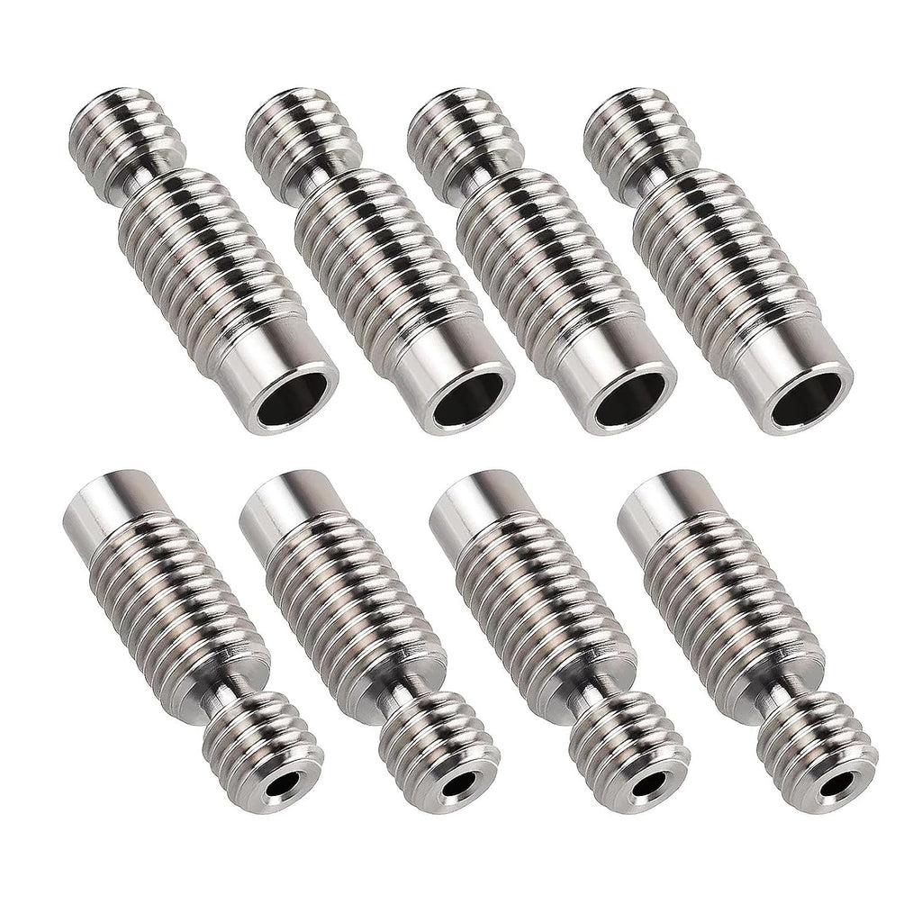 3D Printer Heatbreak Throat 8 PCS Compatible with E3D V6 Hotend Extruder All Metal Thermal Barrel Feeding Tube -M6/M7
