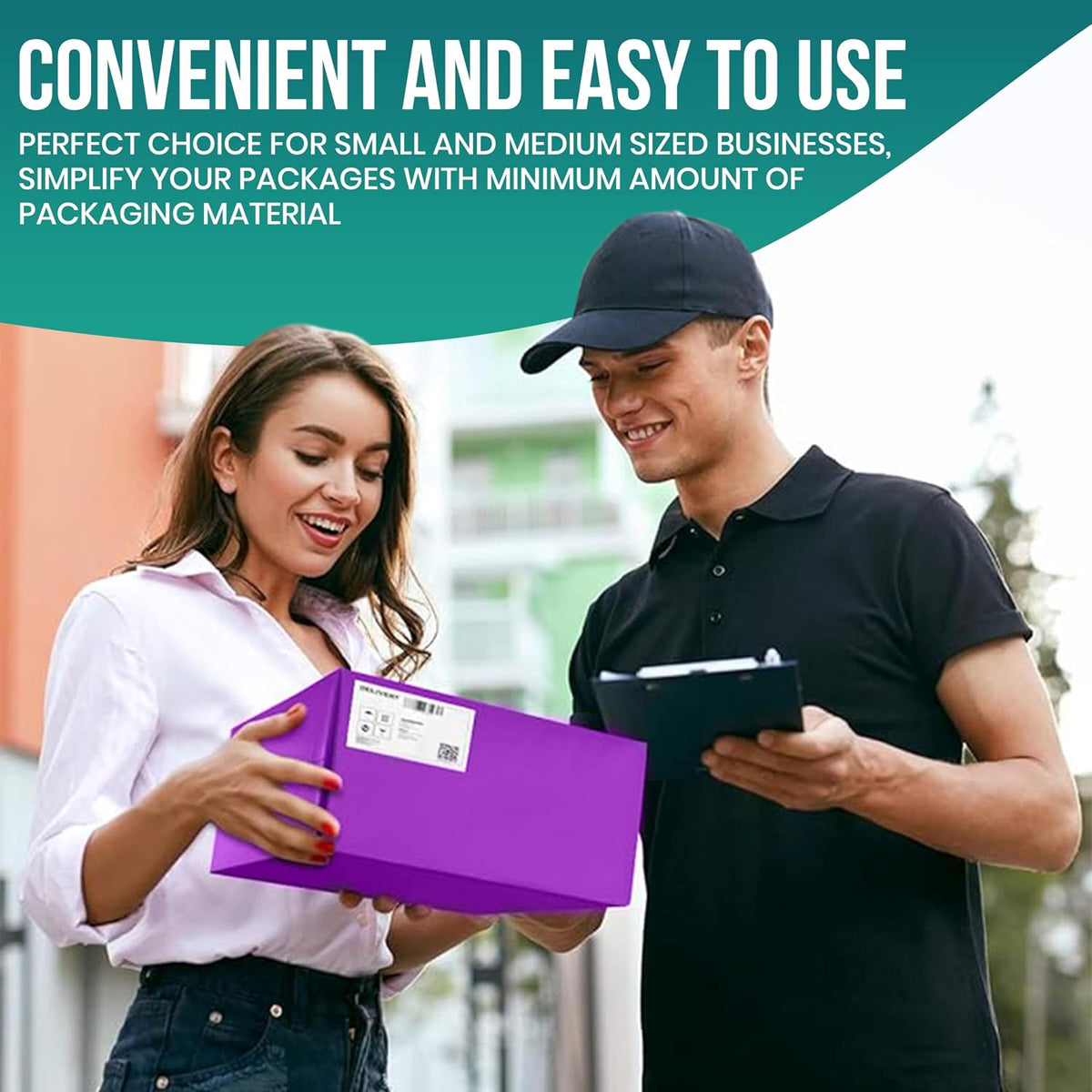 #7 19x24 [1000 Pack] Purple Poly Mailers Shipping Bags, Strong Mailing Envelopes, Multipurpose Mailers, Waterproof &