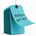 Blue Shipping Tags 6 1/4" x 3 1/8" Double Wired Tags 1000 Pack