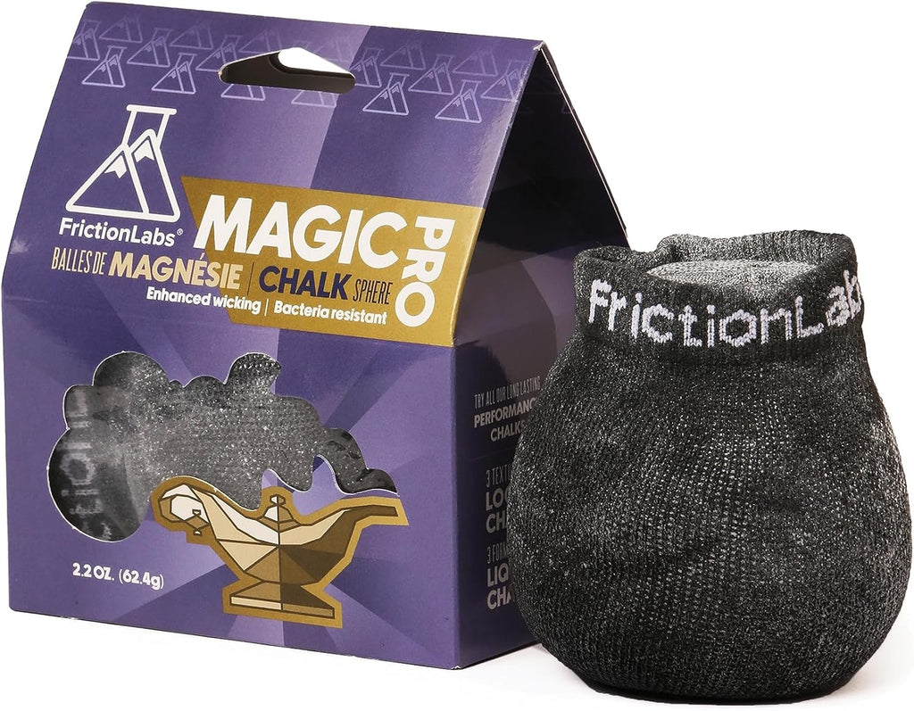 Magic Chalk Ball, Premium Gym Chalk Ball in Refillable Sock | Refillable Chalk Sock, Non-Toxic Gym Chalk for