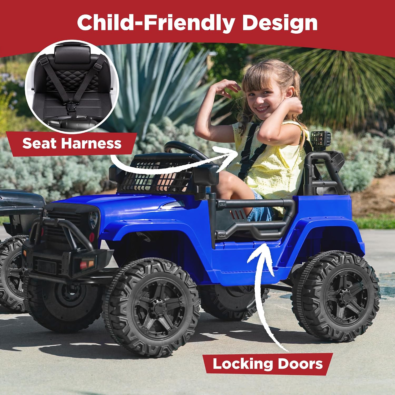 Best Choice Products 12V Kids Electric Vehicle Toy Ride On Car with Parent Remote Control for Toddlers, Seat Harness