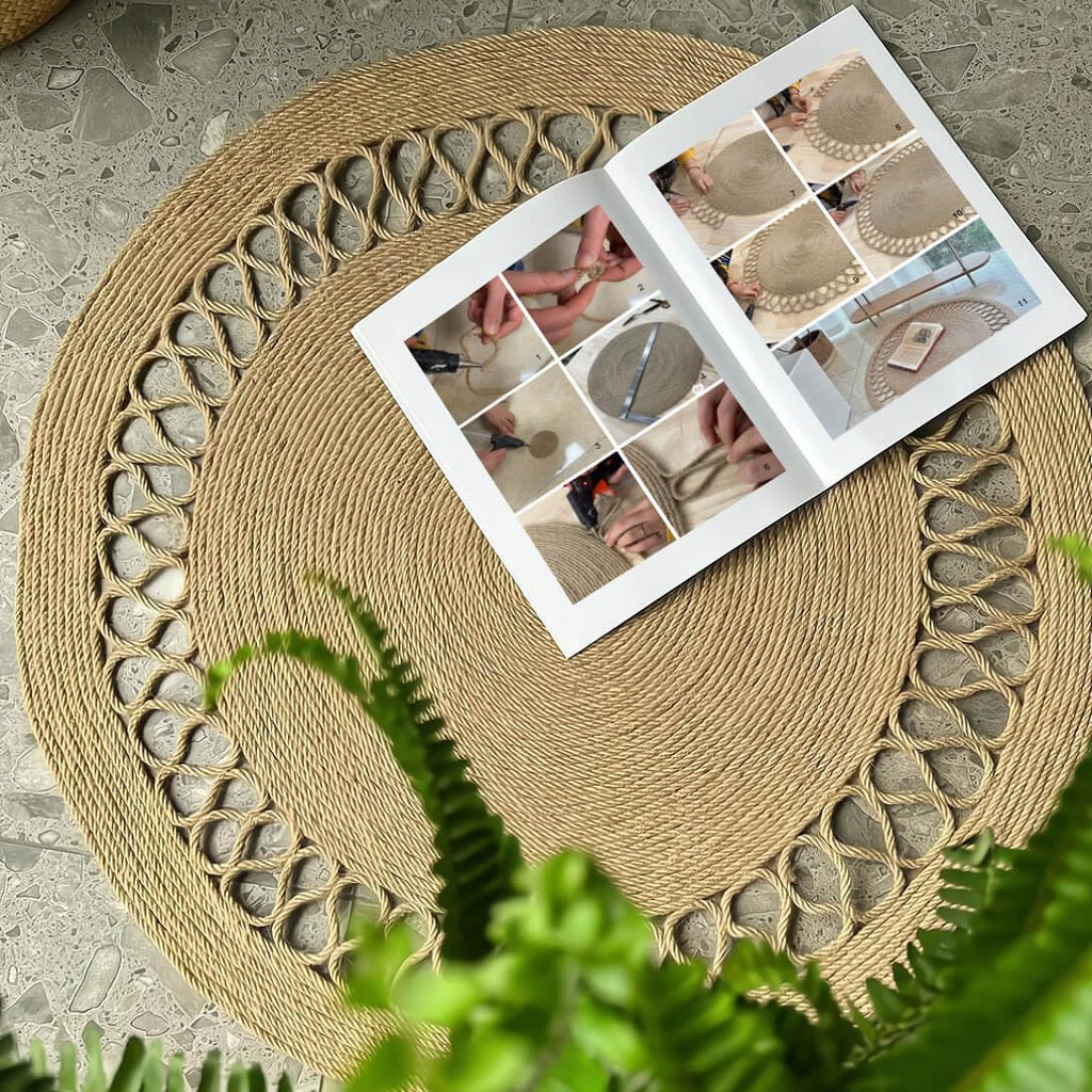 1/4 in x 164 ft Sisal Hemp Rope Jute Twine for Cat Scratching Post Tree,Garden