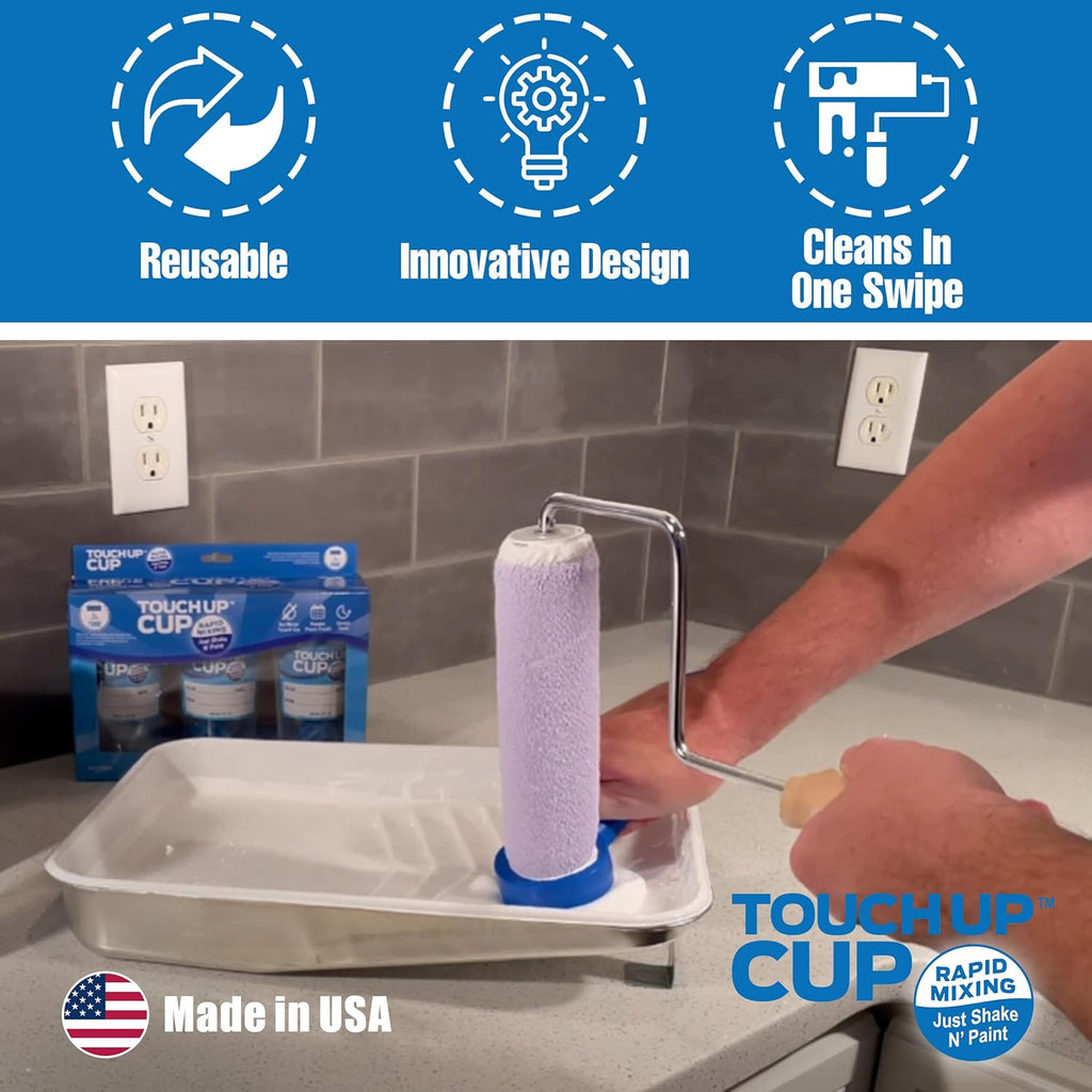 Roller Saver Paint Roller Cleaner Tool, House Painting Supplies, Paint Remover Scraper, As Seen On Shark Tank