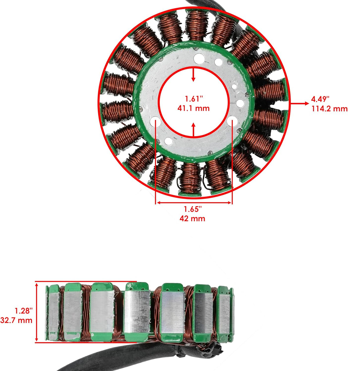 Caltric Stator and Gasket Compatible With Can-Am Outlander 500 Efi 2010-2015
