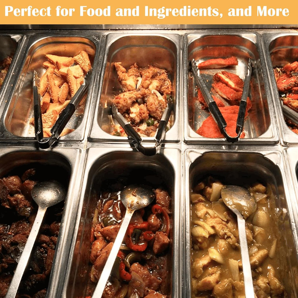 5PCS Hotel Pans Stainless Steel Steam Table Pan Restaurant Supplies 1/3 Size x 6 inch Deep Stainless Steam Table