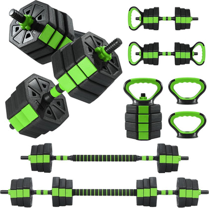 Adjustable Dumbbells, 44/66/88Lbs Free Weight Set with Connector, 4 In1 Weight Dumbbell Set Used As Kettlebells
