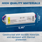 CFL Ballast, 2 Lamp, 26W, 120V, Rapid Start, 2 Pack