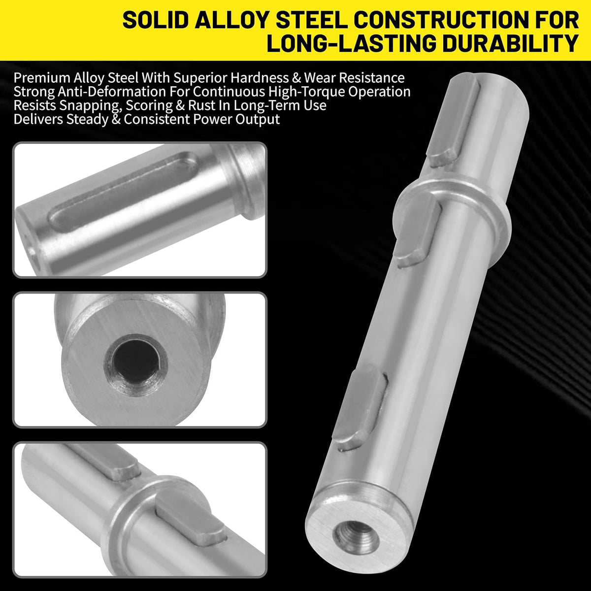 CNCTOPBAOS 0.7" 18mm Single Output Shaft for Worm Reducer Gearbox NMRV040