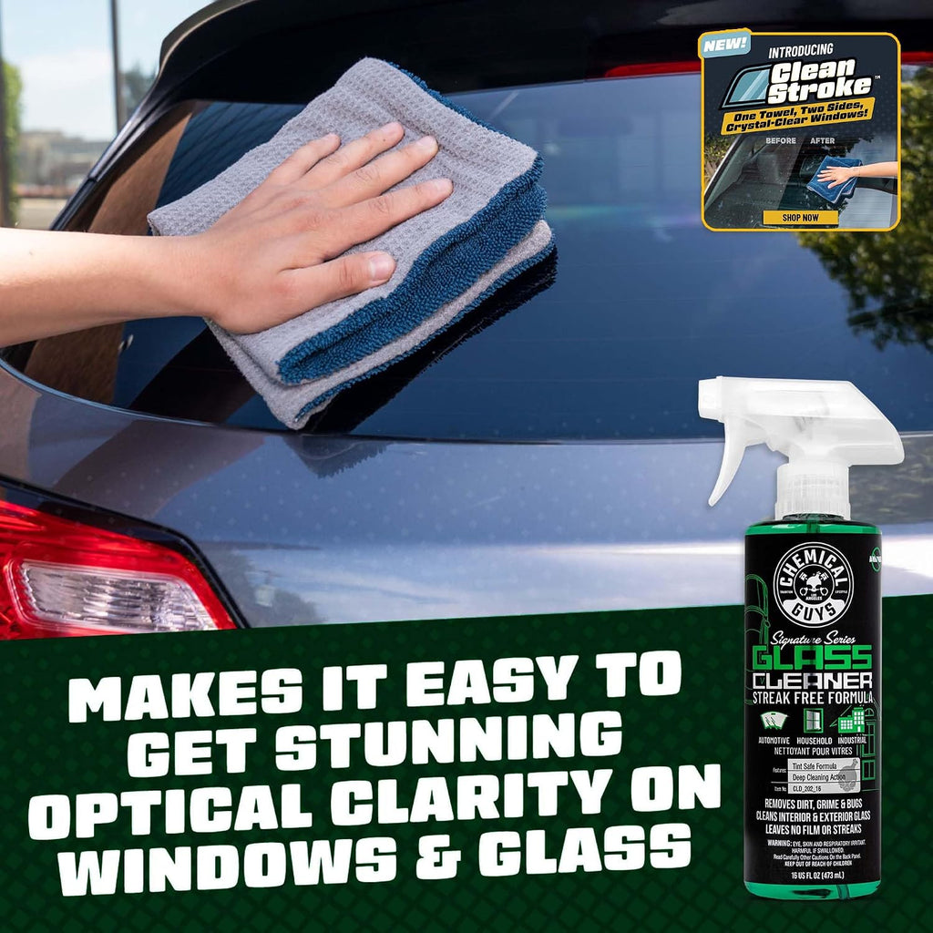 Signature Series Glass & Window Cleaner, Tint Safe, 16 oz