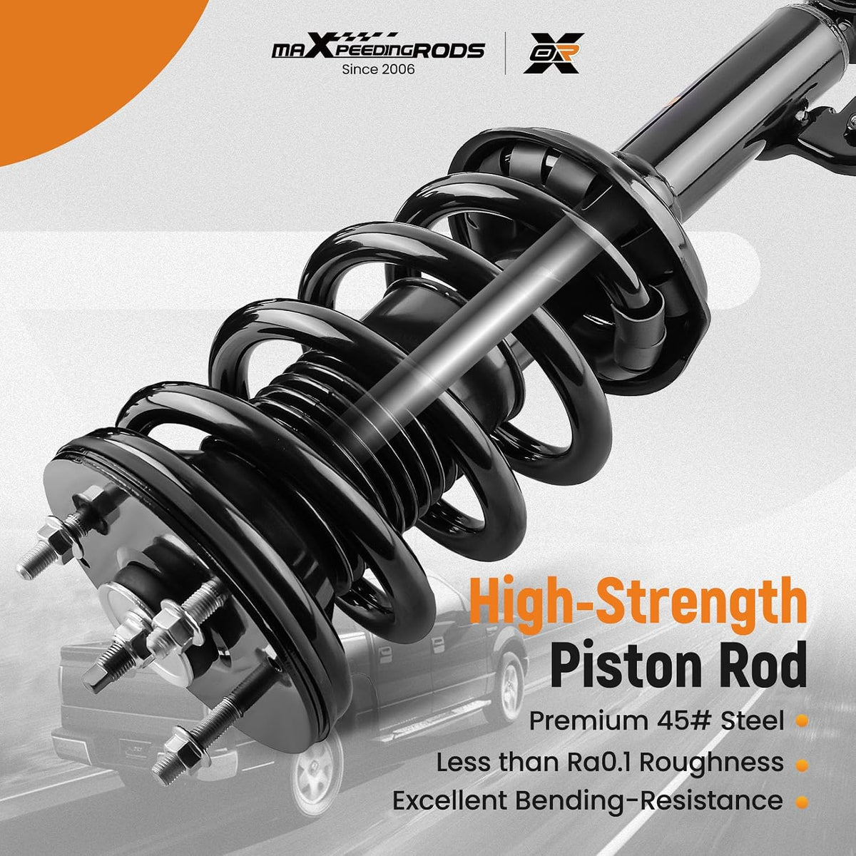 maXpeedingrods 2Pcs Front Struts for Toyota Tacoma 2WD 2005-2015 2.7L L4
