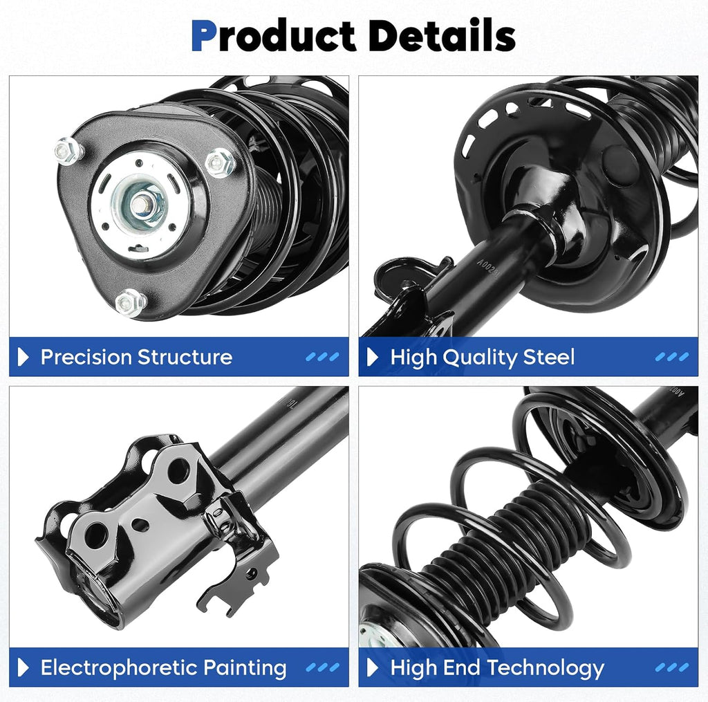 Front Struts Assembly Fit for 2006-08 Toyota RAV4 2.4L, for RAV4 2.5L 09-12