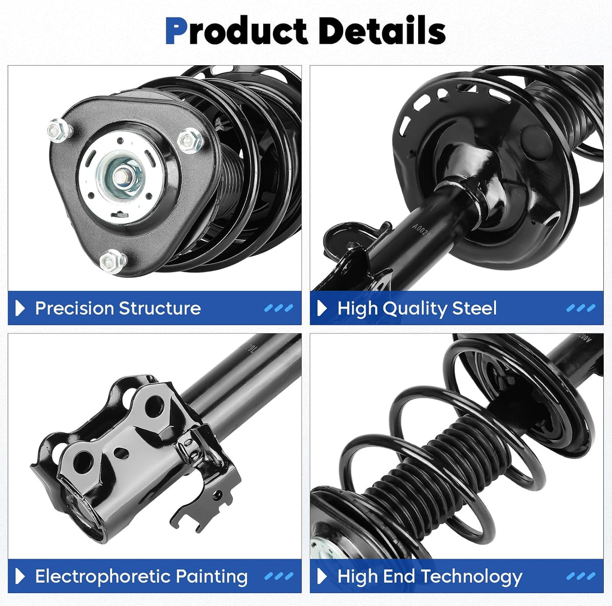 Front Struts Assembly Fit for 2006-08 Toyota RAV4 2.4L, for RAV4 2.5L 09-12