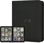 Trading Card Binder, Premium 9-Pocket Double Sided 540 Pocket PU Card Collection Binder, Collectible Trading Card