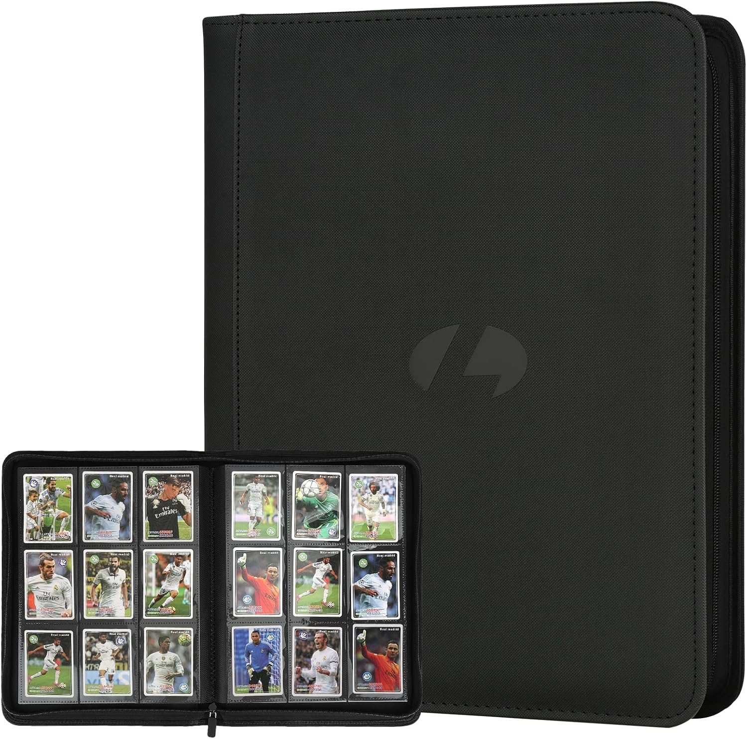 Trading Card Binder, Premium 9-Pocket Double Sided 540 Pocket PU Card Collection Binder, Collectible Trading Card