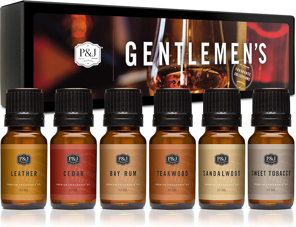 Fragrance Oils for Diffusers for Home Gentlemen's Set Fragrance Scents for Candle Making - Soap Making Supplies - Car