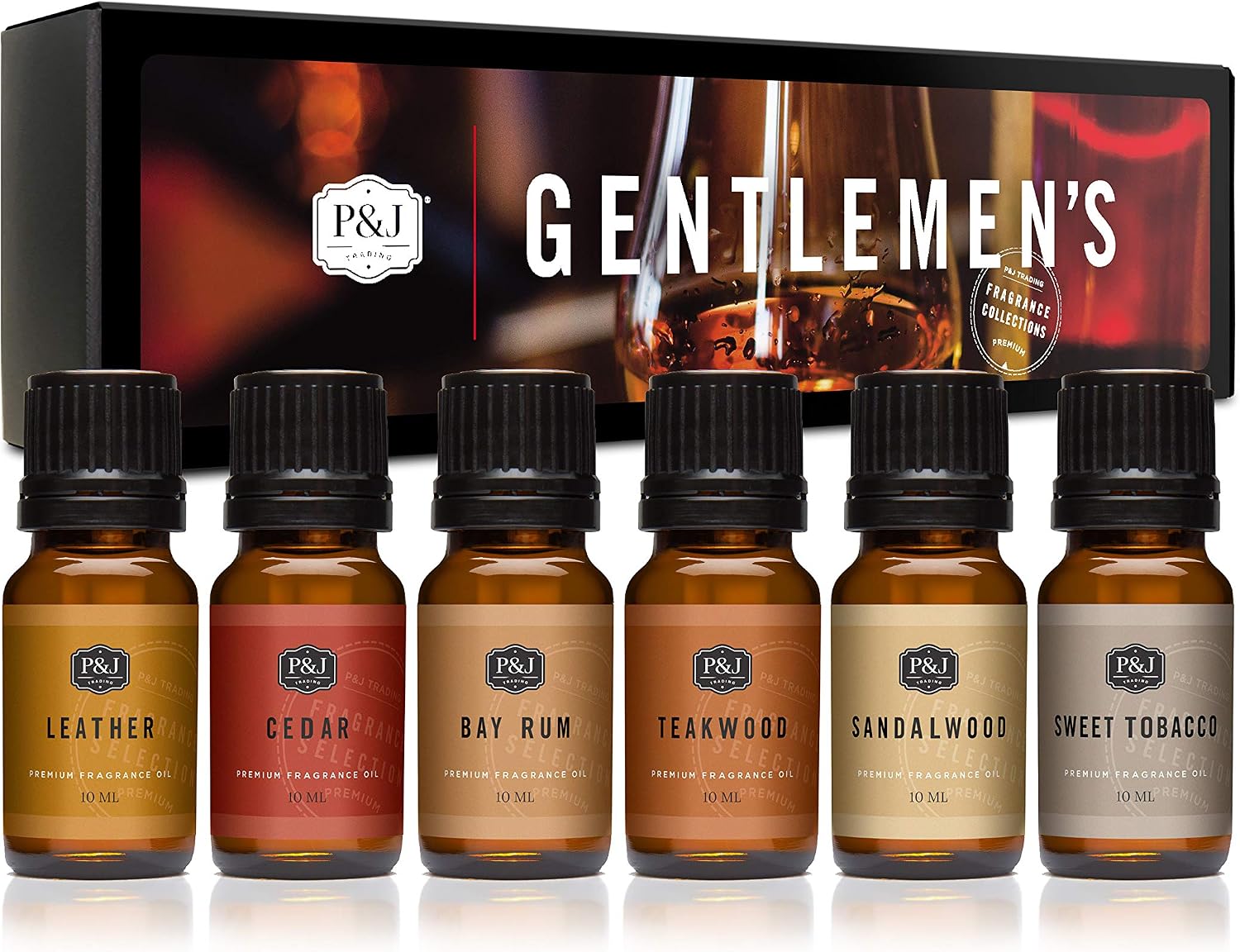 Fragrance Oils for Diffusers for Home Gentlemen's Set Fragrance Scents for Candle Making - Soap Making Supplies - Car