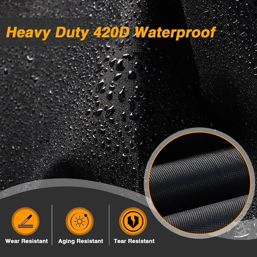 Waterproof ATV Cover 4 Wheeler Quad Cover, 96.5″L×50″W×46″H | Heavy Duty Outdoor ATV Cover for Can-Am Polaris Suzuki