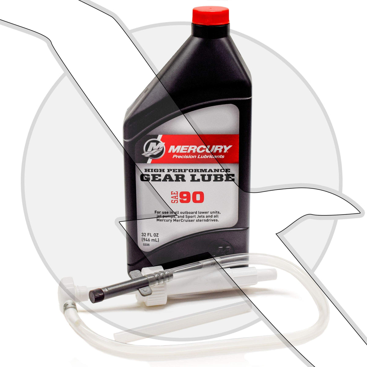 Mercury Marine Mercruiser High Performance Gear Lube Quart 92-858064K01 & Pump Kit