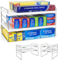 Pantry Organization and Storage for Kitchen - Expandable Kitchen Wrap Box Organizer Rack, Foil Organizer for Cabinet
