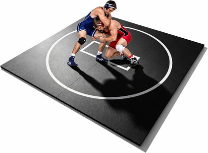 Rollable Wrestling Mat, 1.2" XPE Foam Mats for BJJ Jiu Jitsu & Judo | High-Cushioning Support, Waterproof PVC