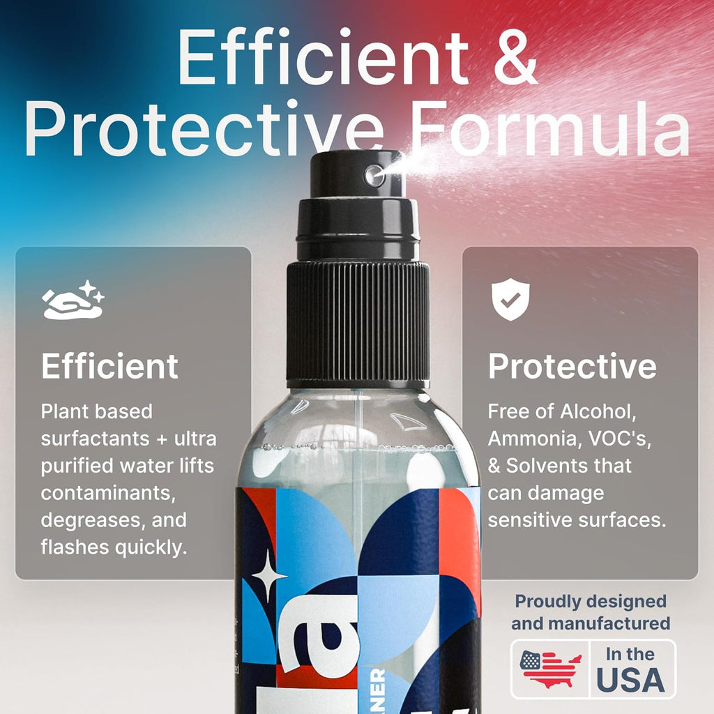 Koala Eyeglass Lens Cleaner Spray Kit | Japanese Microfiber (2 Piece Set) | (1x) Glasses Cleaner Bottle + (1x)