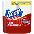 Paper Towels, Choose-A-Sheet, 2 Double Rolls = 4 Regular Rolls (100 Sheets Per Roll)