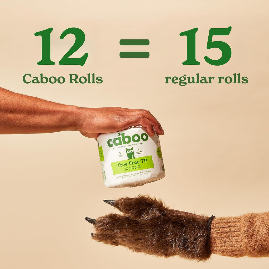 Tree Free Toilet Paper, Unbleached, Plastic Free, 12 Rolls