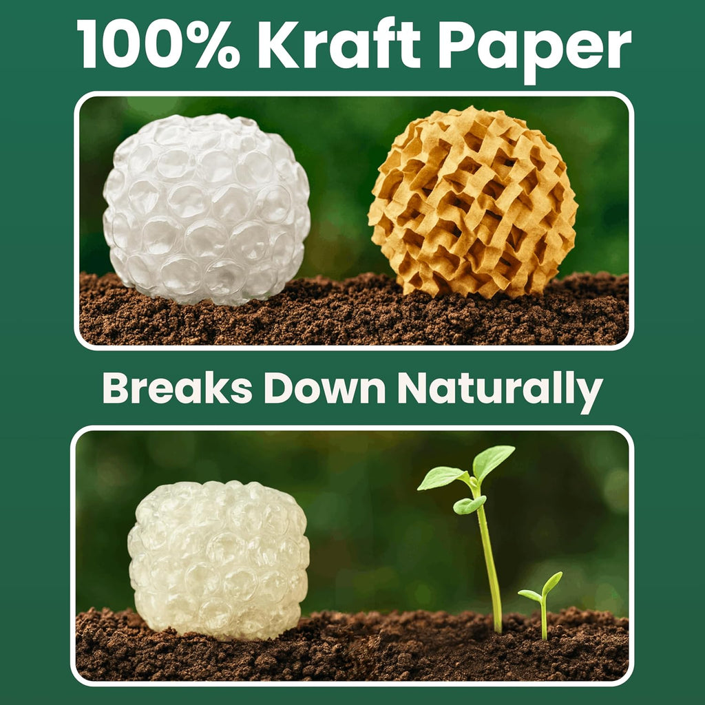 Honeycomb Packing Paper 12" x 230ft Roll, Expandable Bubble Cushioning Wrap for Packing & Moving, Packaging Supplies