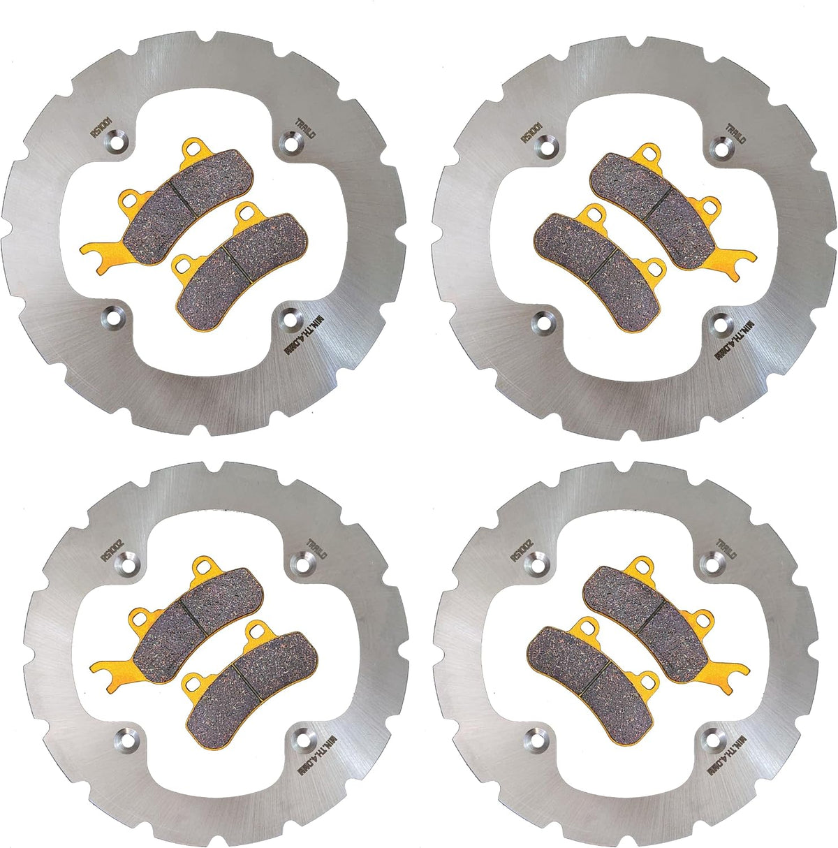 Traild Ceramic Brake Pad & Rotor Kit for Can-Am Maverick 2017-2024 Full Set