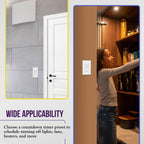 ENERLITES 4-Hour No Neutral Countdown Timer Switch for Bathroom Fans