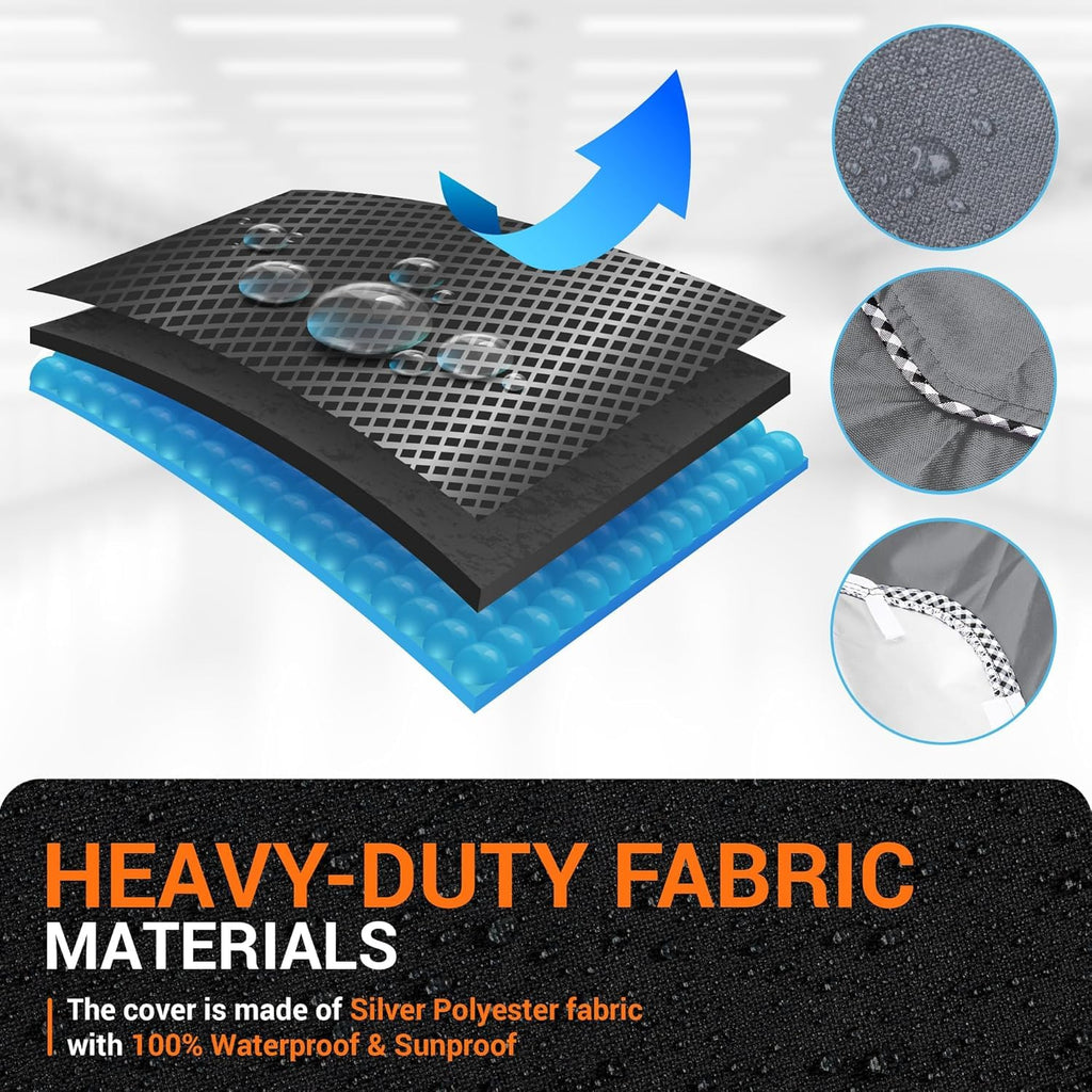 [NEW] BlueStars Cover for Front-Load Washers/Dryers - 27x 33x 39, Gray
