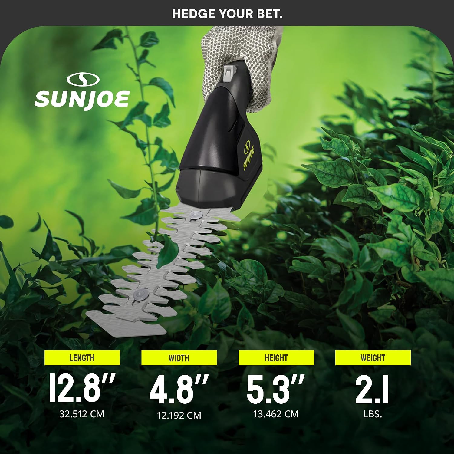 Cordless 2-in-1 Grass Shear Hedge Trimmer, 7.2V, 4in/6in Blade | Handheld Light-Duty Trimmer for Lawn Edges and Small
