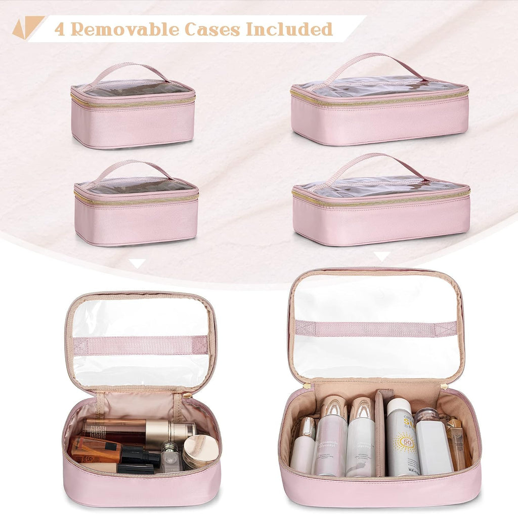 Professional Makeup Artist Bag, Large Makeup Organizer Travel Case