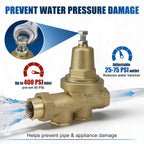 34-600XL 3/4 inch water Pressure Reducing Valve, FNPT inlet x FNPT outlet