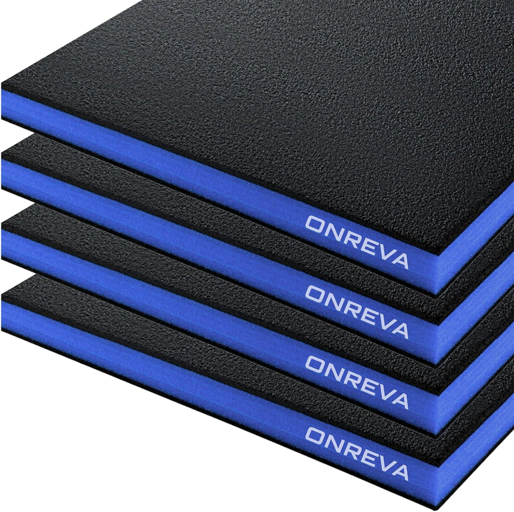 Tool Box Foam Organizer 22x18x1 inch 4Pack, Kaizen Sheets for Pro Tool Control, Custom Tool Shadow Inserts for Cases