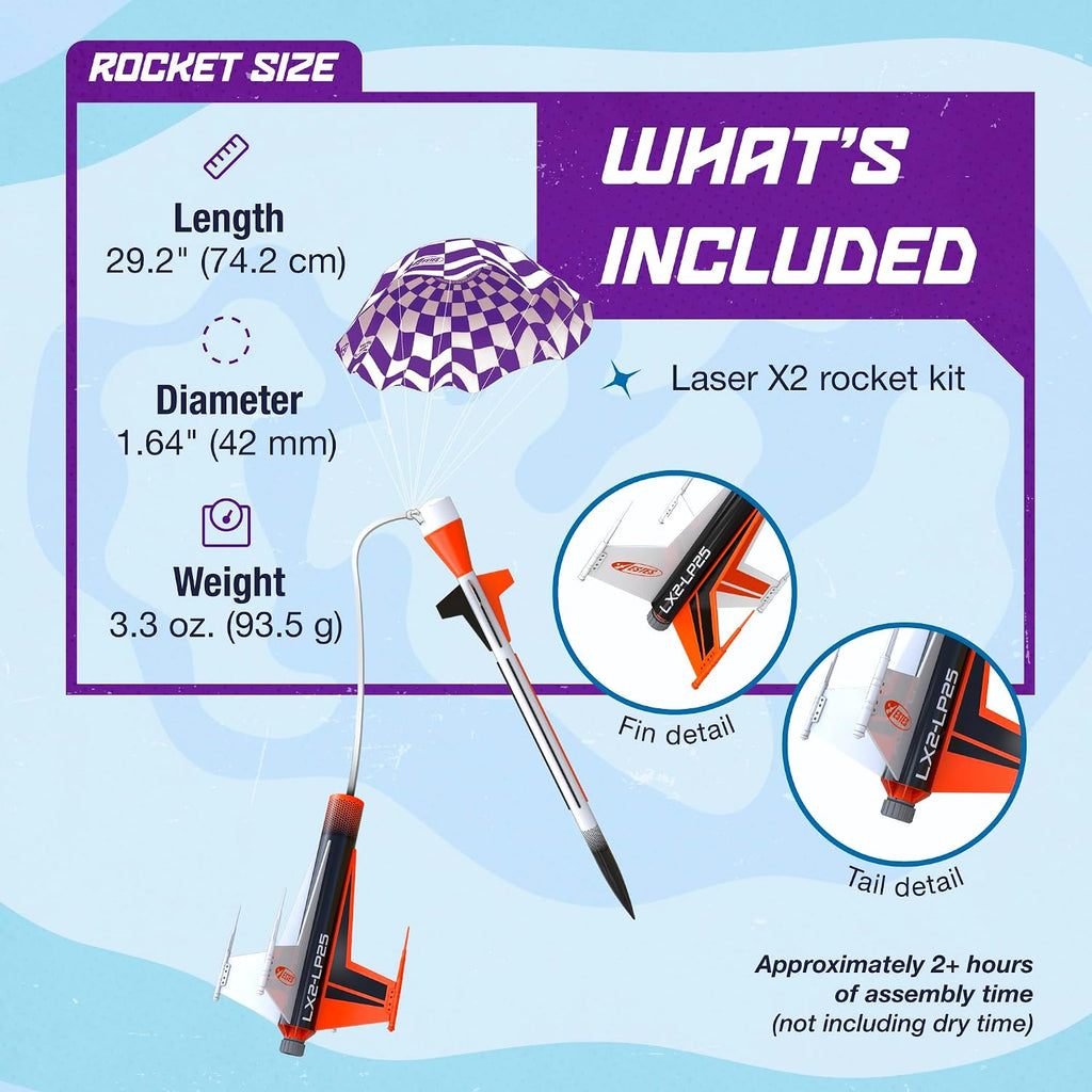 7320 Laser X2 Advanced Model-Rocket Kit
