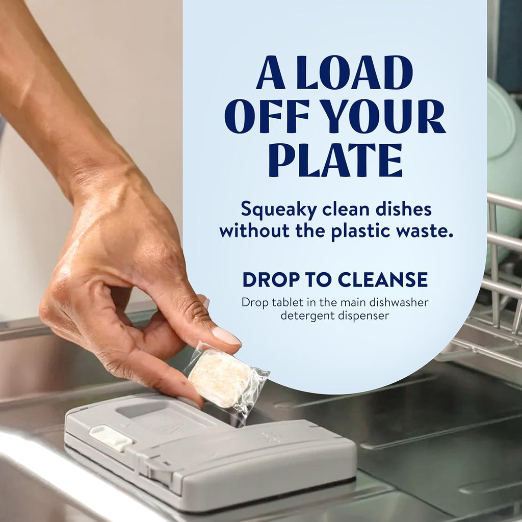 Ultra Power Dishwasher Detergent Pods for Sparkling Streak-Free Shine, All-In-One, No Plastic Waste, 32 Count