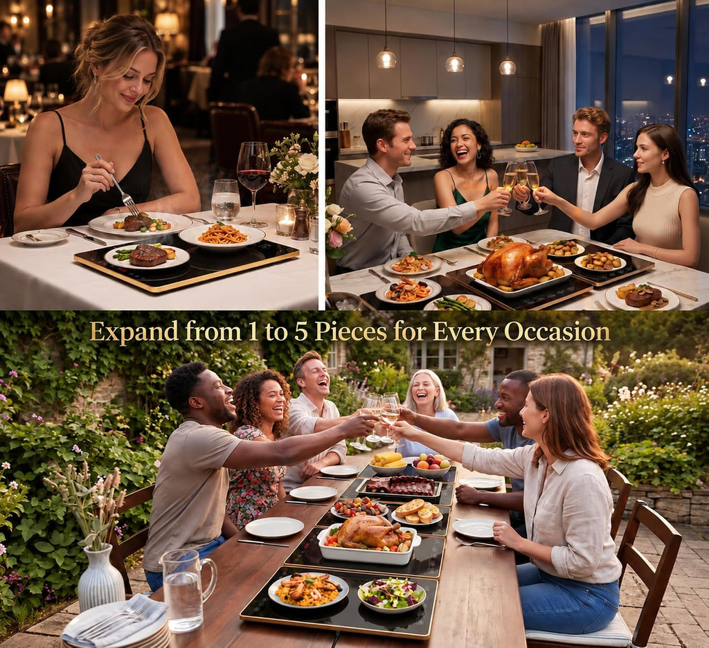 Warming Trays for Buffets Party Extra Large 51"x15", Warming Mat for Food