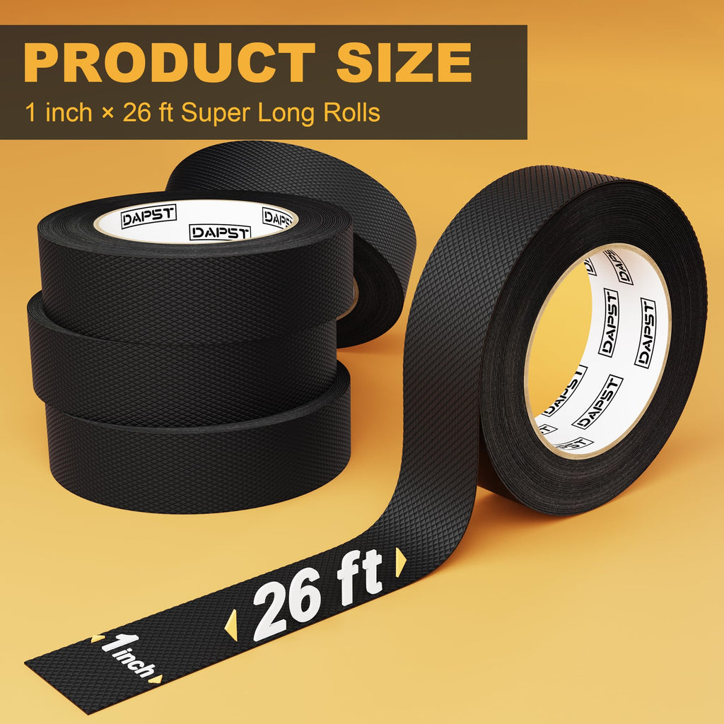2 in X 26 Ft Large Rubber Grip Tape for Handles & Home Use
