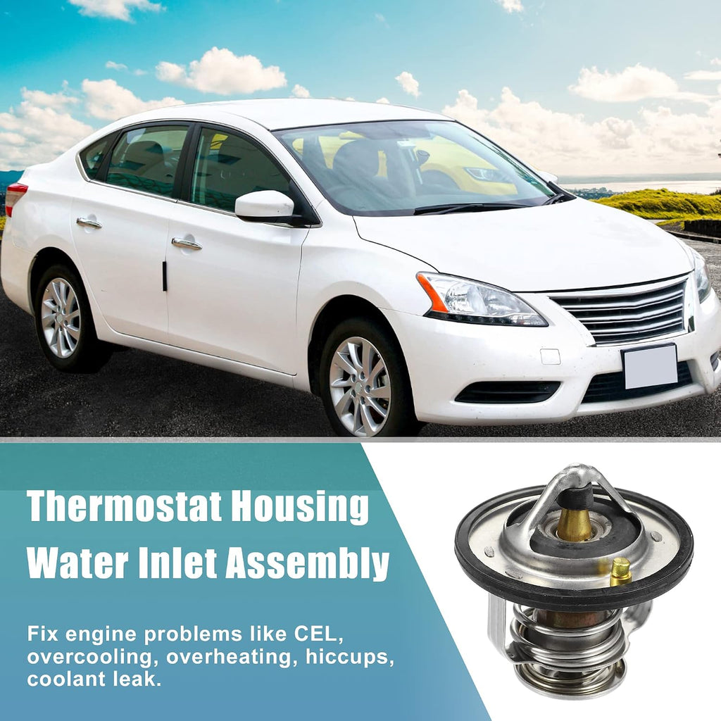 X AUTOHAUX 21200-EA000 Engine Coolant Thermostat for Nissan Altima Sentra