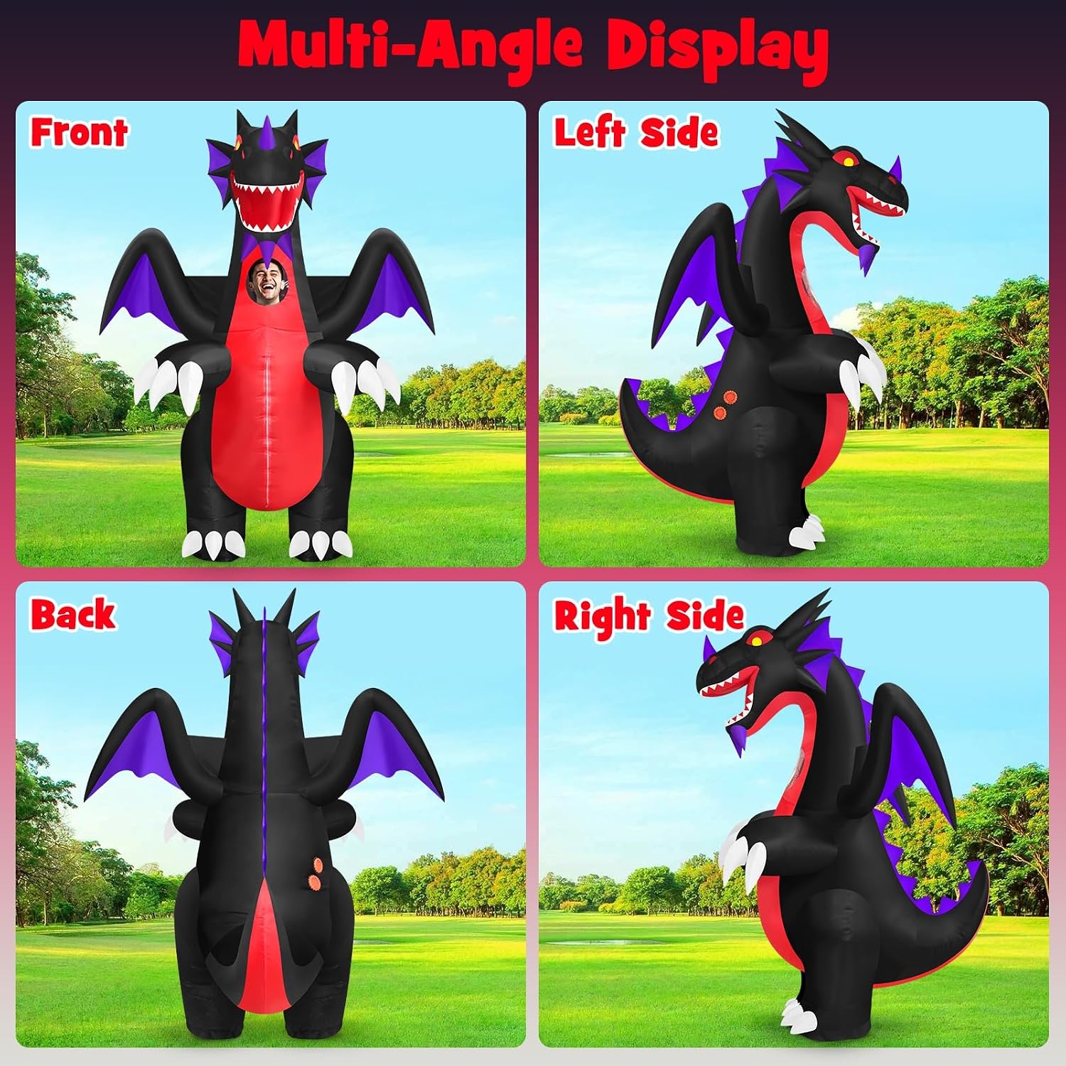 Inflatable Costume Adult, Full Body Blow Up Halloween Costume | Dragon, Dinosaur and Alien Costumes Styles for