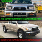 USR 95-97 Tacoma Pick Up 7x6 H6054 LED Sealed Beam Projector Headlight WITH Polarity Correction Module Low/High Beam