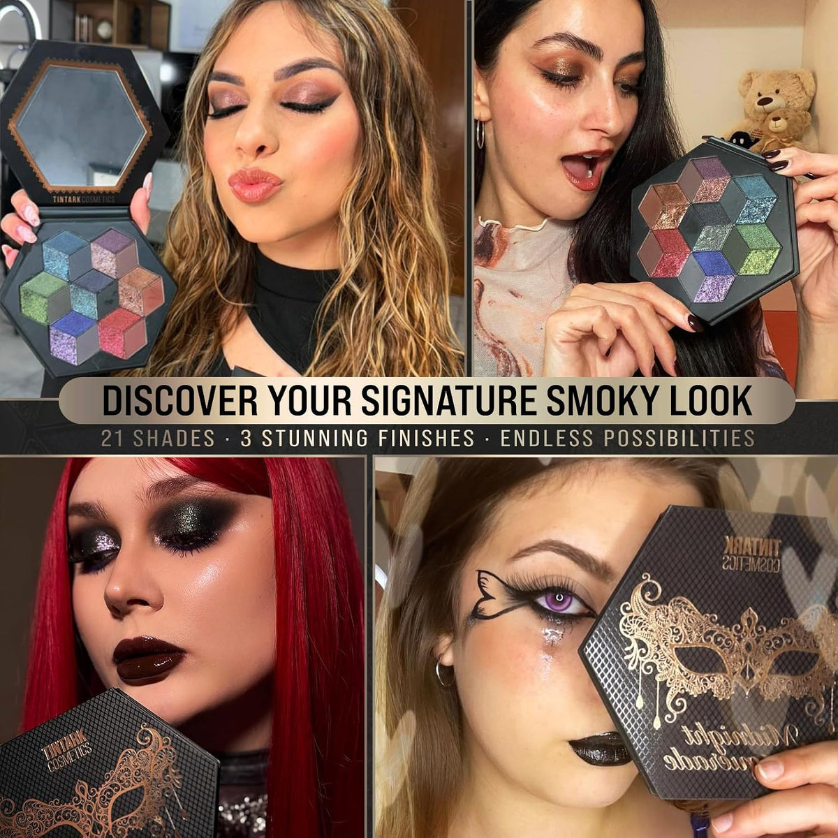Midnight Masquerade Black Spectrum Smokey Eyeshadow Palette