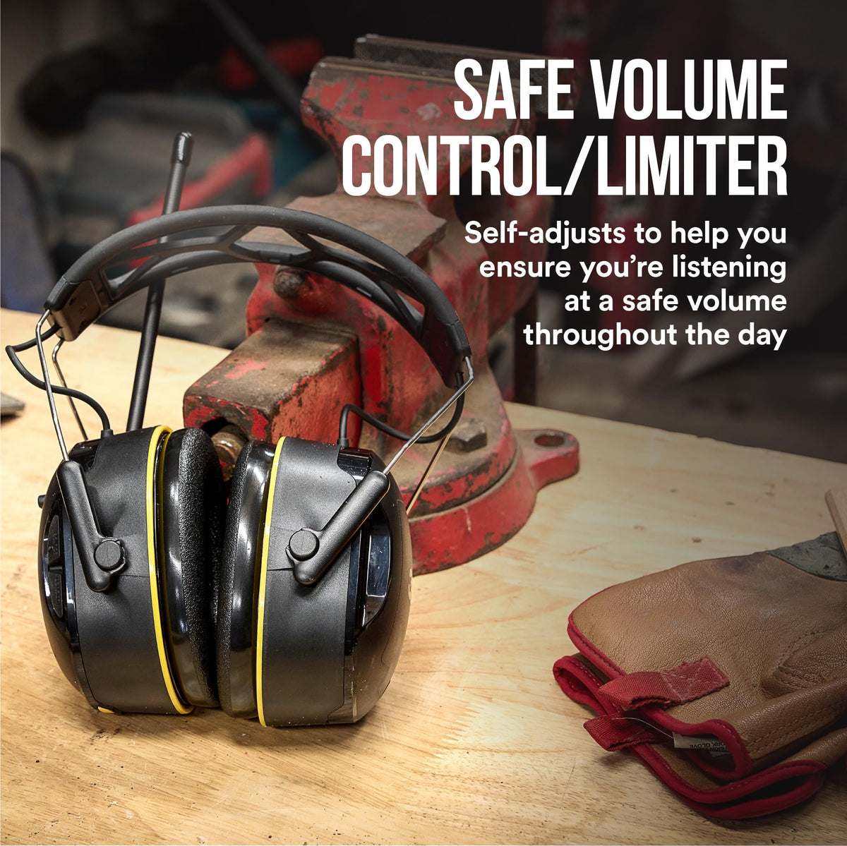 3M WorkTunes Connect + AM/FM Wireless Hearing Protector with Bluetooth