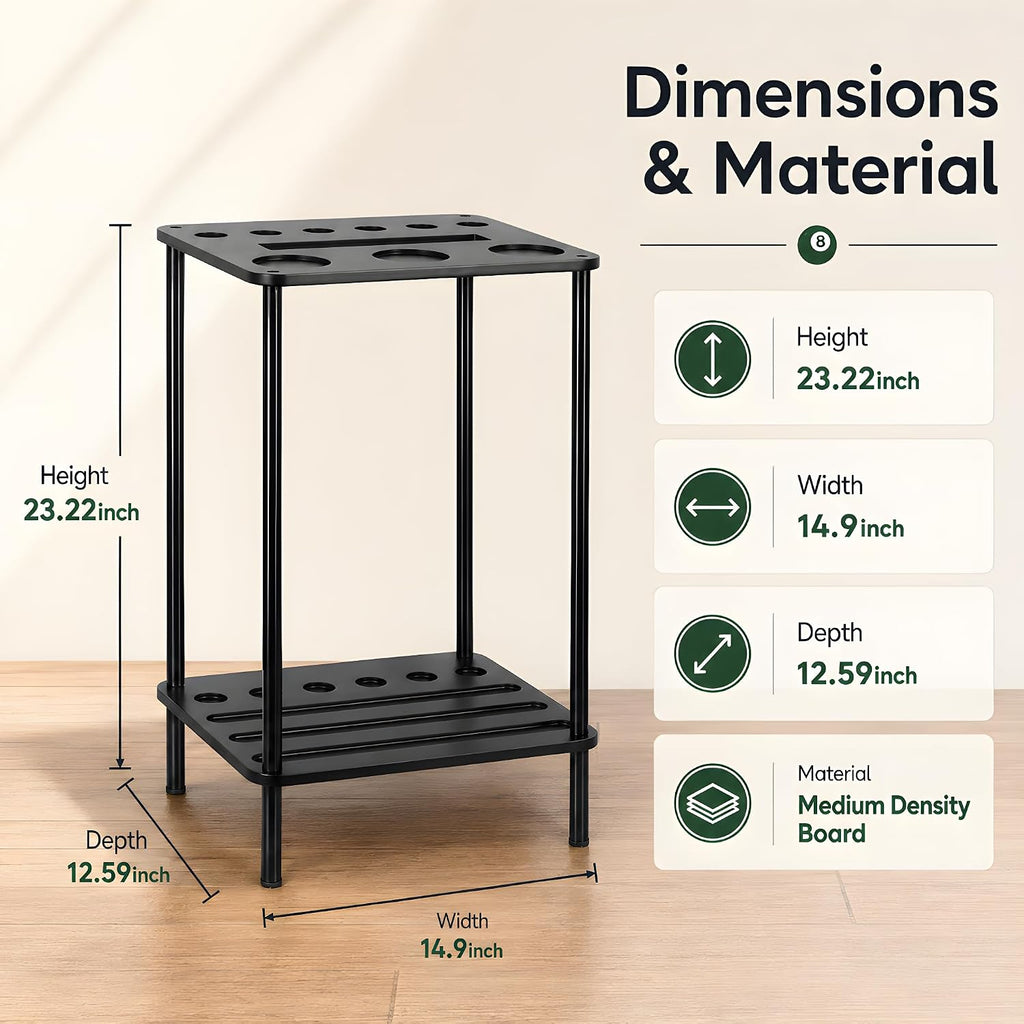 Pool Stick Holder Pool Table Accessories Pool Cue Holder Rack Billiard Cue Racks Set Cue Stick Holder Floor Stand