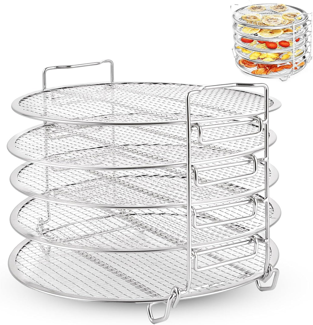 Dehydrator Rack For Ninja Foodi Accesories, Stainless Steel Stand Accesories, Dehydrator Stand With 5 Stackable